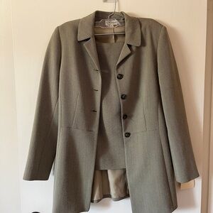 Ann Taylor Women's Plaid Skirt Suit Set